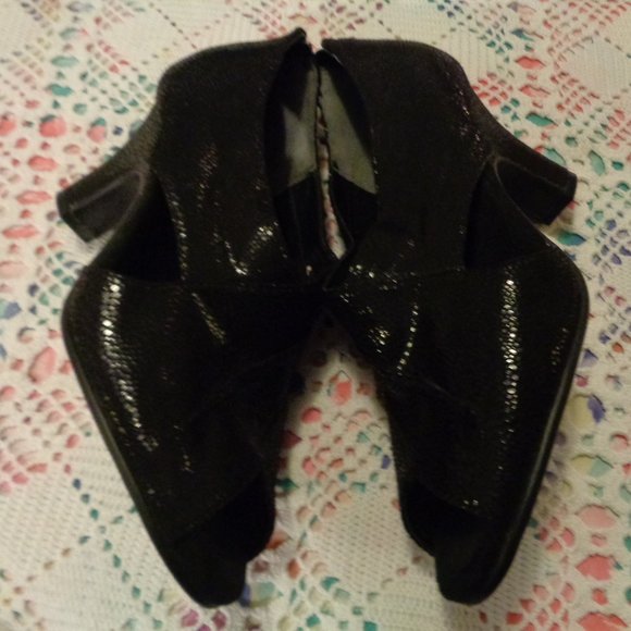 PINUP AESTHETIC RETRO ST ARESOLES SEMI SHINE PATTERN CLOTHE ZIP UP PUMP … - Picture 8 of 9